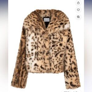 ‼️SALE‼️ Jessica Simpson Animal Print faux fur jacket